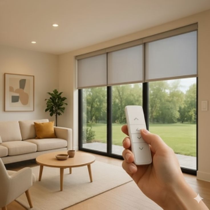 Motorized Window Blinds with Smart Control